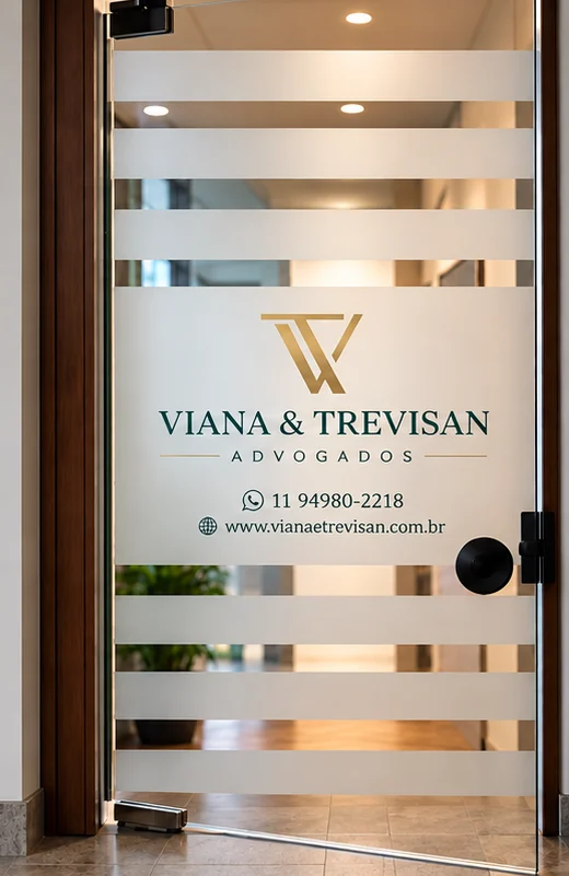 Entrada do escritório Viana & Trevisan Advogados