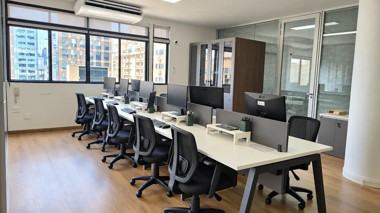 Salão da equipe do Viana e Trevisan Advogados, na Av. Paulista